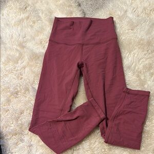 Lululemon Red Align Leggings